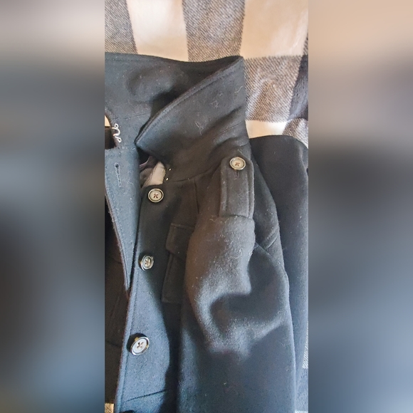 Banana Republic black peacoat - Picture 4 of 5